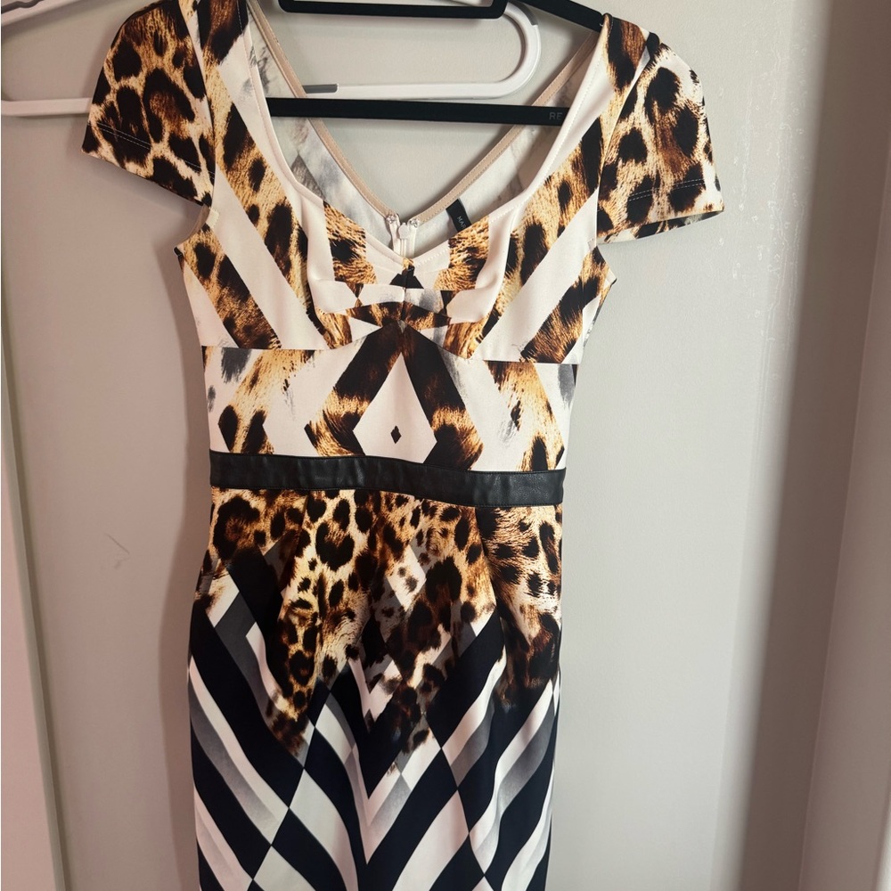 Leopard Print Women's Dress